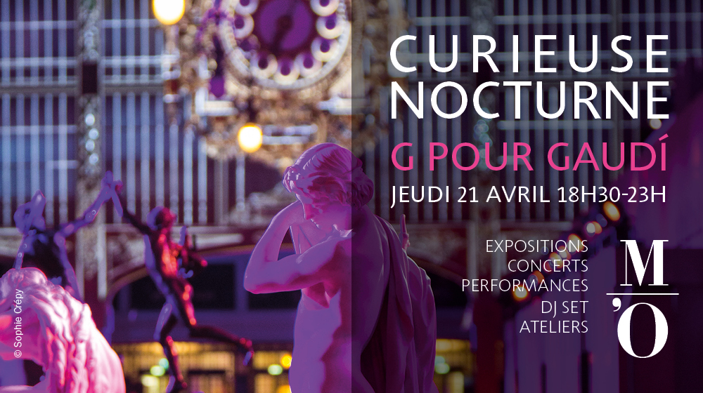 MuseeOrsay's tweet photo. La #CurieuseNocturne "G pour Gaudí" c’est demain de 18h30 à 23h ✨
👉https://t.co/0f54i1HQj3
Au programme : l’expo "Gaudí", live de #CatchingFlies + quatuor à cordes, DJ set de #TitiCalor et @SonidoTupinamba, castells catalan, ateliers et médiation dans tout le musée ! https://t.co/xjjMgbsnBj