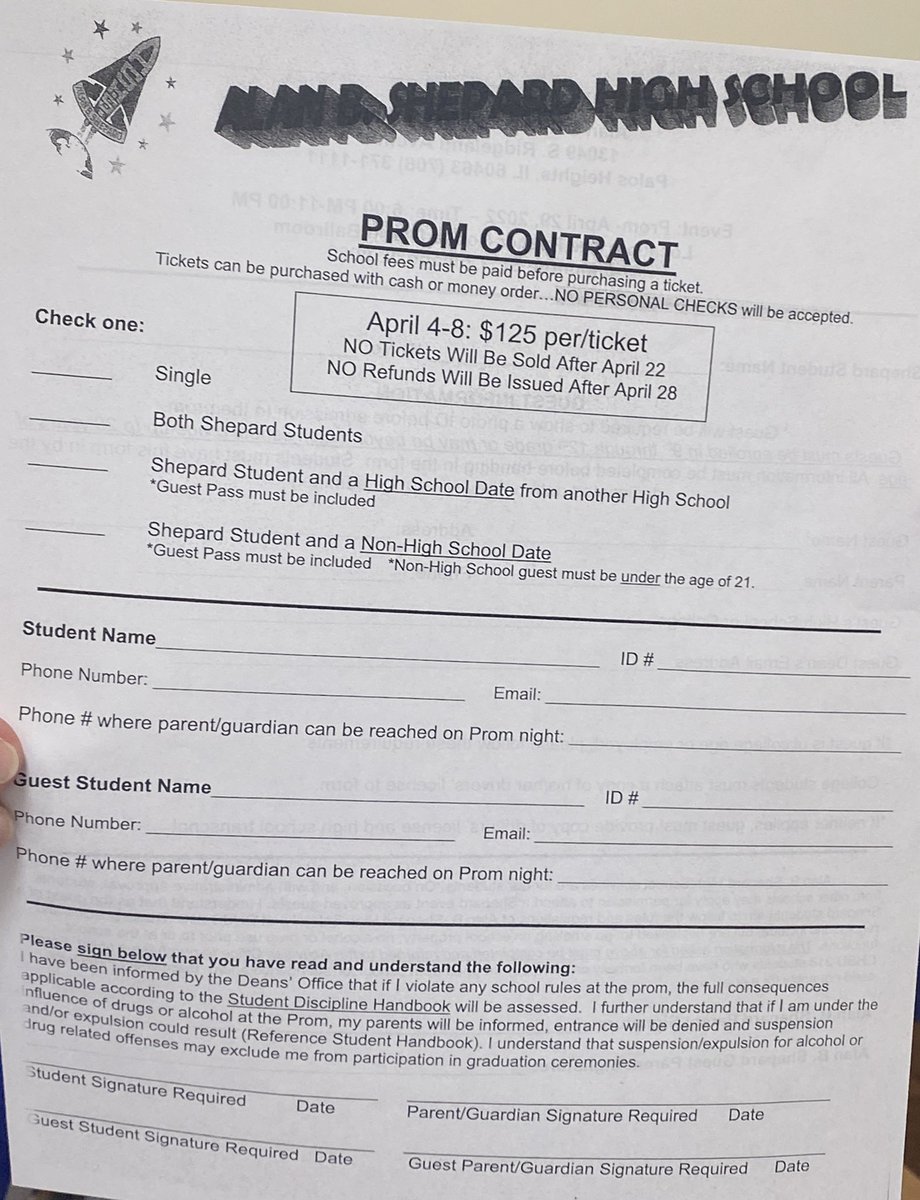 Julissa_111's tweet photo. ATTENTION SHEPARD STUDENT! Prom is next week🥳 you will have till THIS Friday to purchase your ticket at the Parent Liaison near the main office. Your ticket will be sent to you via email next week Monday or Tuesday. YES prom will still be at the Palmer house!! @AstroworldMedia https://t.co/Jhms9btMxp
