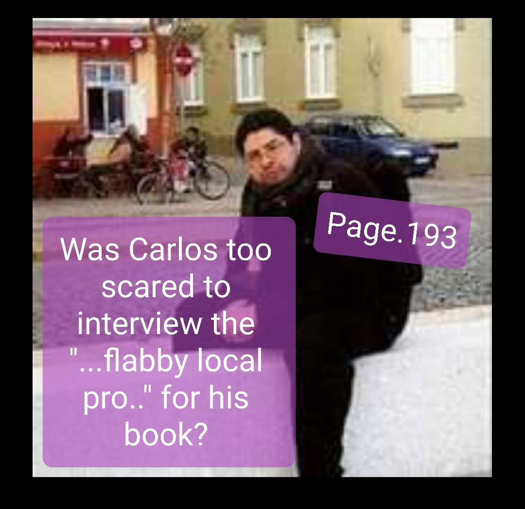 trisha_tommy's tweet photo. BOOK REVIEW P.193.
Did #CarlosAcevedo @HamilcarPubs make any attempt to interview the "..flabby local pro.." ? or even the visiting Commission that sanctioned the fight and witnessed the blood draw..and testing? Answer:no?
@BromleyBoxing @TMZ_Sports #coreyWilliams https://t.co/fIKU7LdQwD