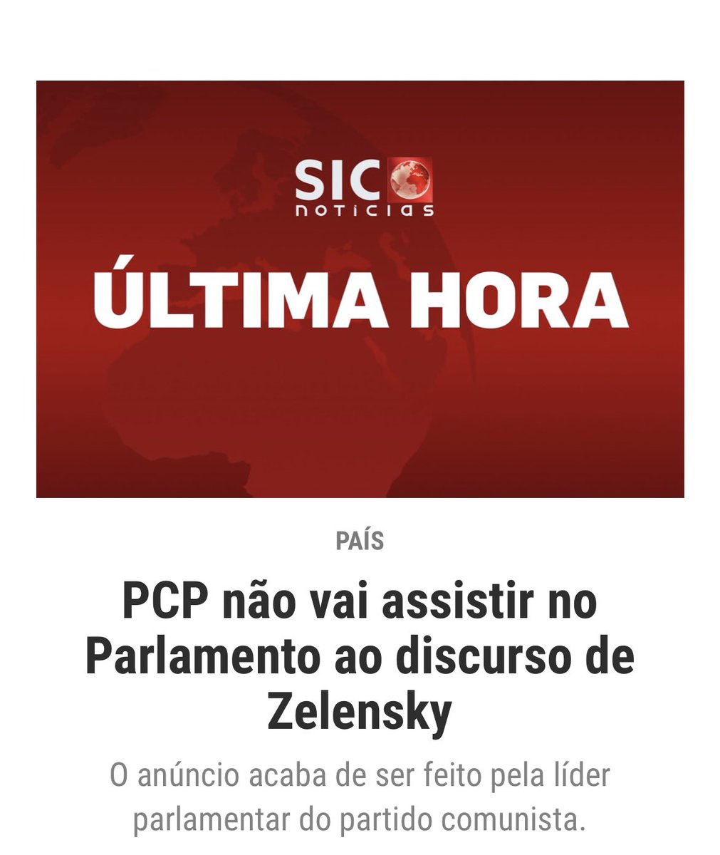 Era escusado o “Última Hora” porque absolutamente ninguém está surpreendido.