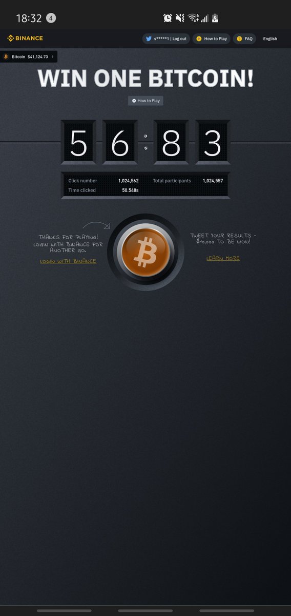 #BitcoinButton #Binance #Bitcoin