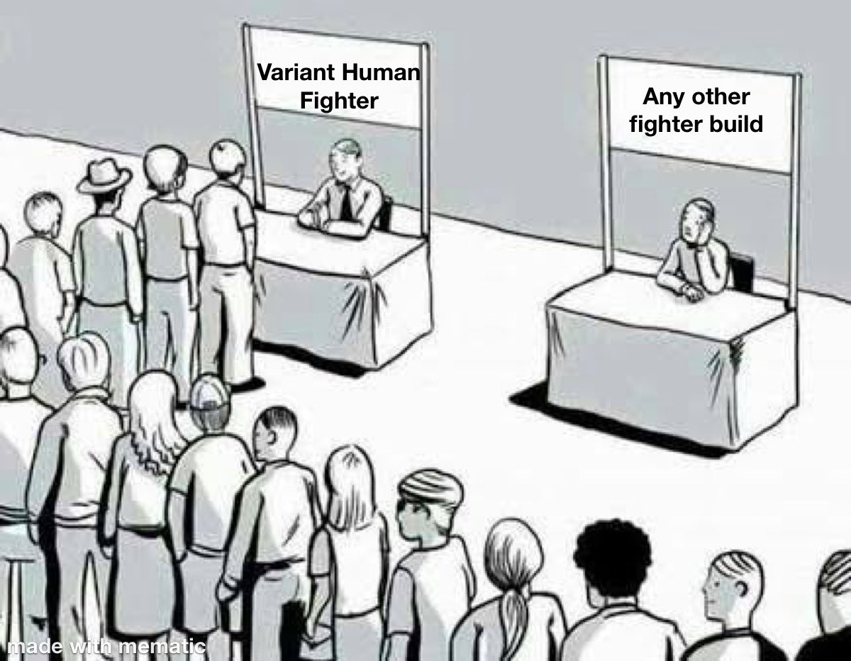 n_quests's tweet photo. I get it…that free feat at level 1 is cool and all…but spice it up a little please?
#DnD #Memes https://t.co/4cV8YlC8ev
