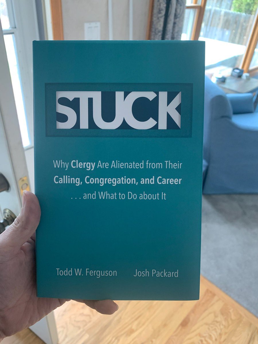 drjoshpackard's tweet photo. Ohhhhh. Author copies arrived. Even in a digital world, it’s still nice to actually see it in print. Feels real. @toddwferguson #stuckpastors #clergy #pastors #minustry @Fortresspress https://t.co/vkD3FusZB8