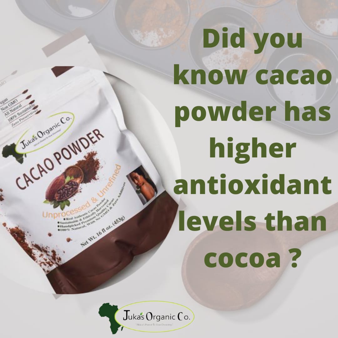 Jukasorganic's tweet photo. #cacaopowder is an excellent source of #antioxidants #iron. Get yours #jukasorganic from #Africa https://t.co/Nilwe4SuWY