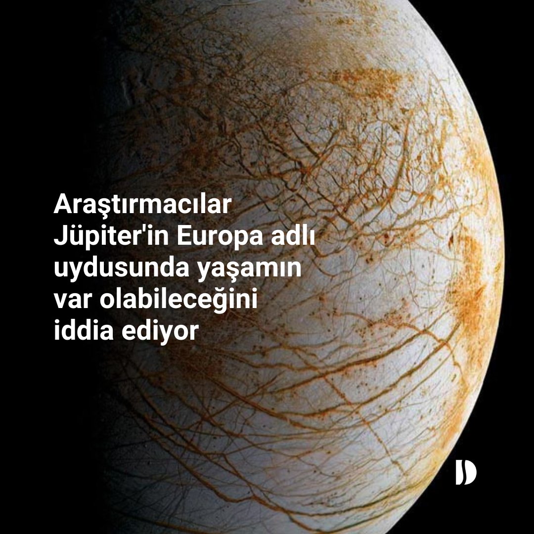 Araştırmacılar Jüpiter'in Europa adlı uydusunda yaşamın var olabileceğini iddia ediyor
#Bilim #Jüpiter #Uzay