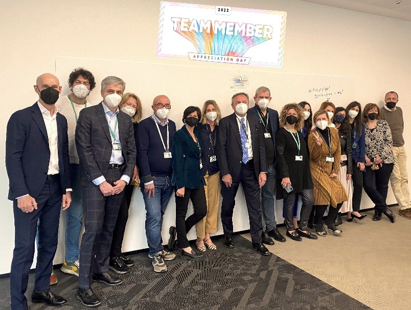 Oggi <a href="/HPE_IT/">HPE Italy</a> celebra il Team Appreciation Day, una giornata speciale in cui celebrare i nostri colleghi, riconoscere il loro impegno per l’azienda e per le attività di innovazione sociale e ringraziarli per rendere HPE un posto speciale dove lavorare! 
#WeAreHPE  #HPERecognition