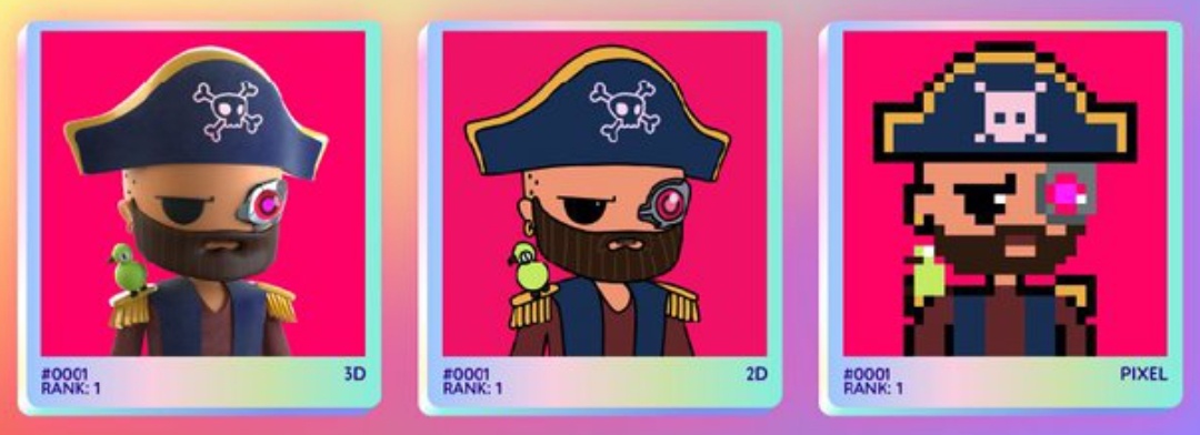 🔥 interoperability, up 5x on #POTM, pirates sail 3 chains, hoist the Flag! 🏴‍☠️