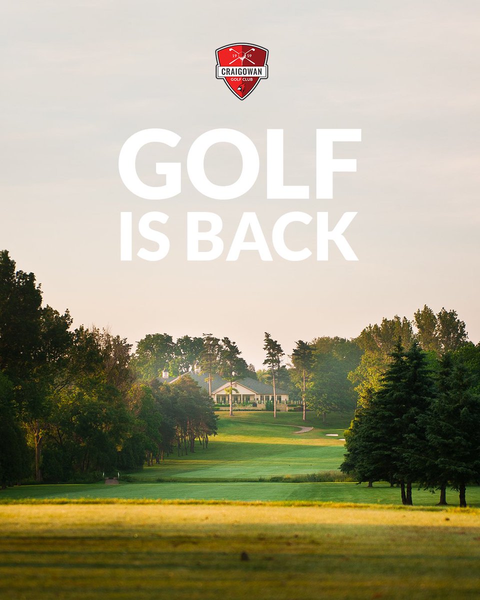 It's time for your daily dose of iron.

Our course opens April 22nd 🏌️ 

Get up to 15% off when you book a tee time online. Book here buff.ly/3Mii049.