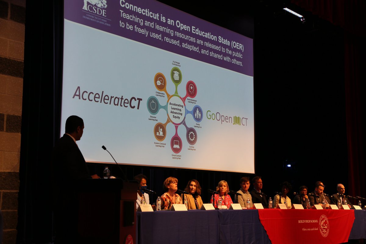 EducateCT's tweet photo. Phase I of our Model Curricula is Live!
Visit https://t.co/S0Ta79jtCD & read more about the launch: https://t.co/sHIzJ7UMwJ
Thanks to @BHS_Berlin_CT for hosting us, @GovNedLamont for joining us, & all of our educational stakeholders collaborating on the development and rollout! https://t.co/f5u7Estrpt