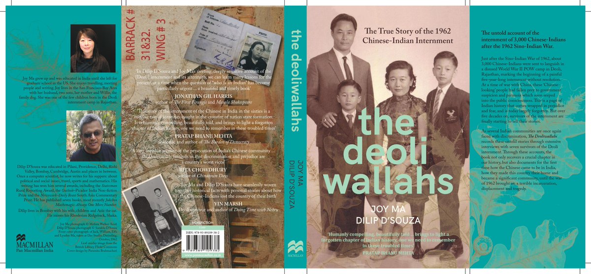MITIndiaProgram's tweet image. Join us tomorrow!
The Deoliwallahs: The True Story of the 1962 Chinese-Indian Internment with authors @JoyJMa and @DeathEndsFun, moderated by Professor Sana Aiyar.
Webinar | TOMORROW, April 21 | 12 - 1pm EDT; 9 - 10am PDT
Register: bit.ly/deoliwallahs
