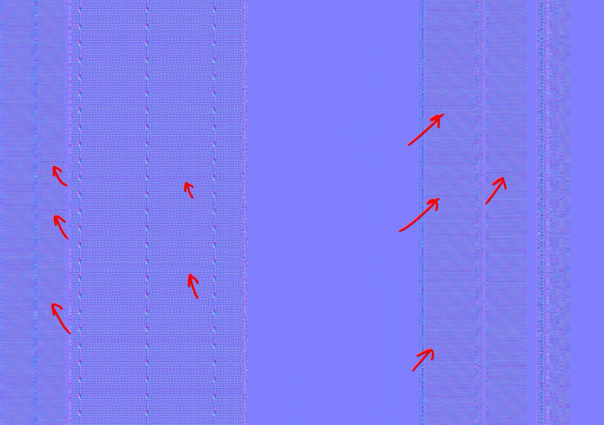 zetsology's tweet image. Ok, I am doing something wrong here. I created some #tiltable #normalmaps and combined them on an object inside #b3d. Then I tried to #bake them to get a normal map for that specific object that can be useed with all the default mapping coordinates in any #3dapp. Nope. Artefacts.