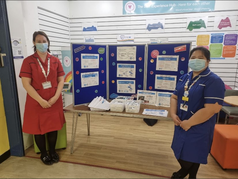E&NHT Nursing & Midwifery Excellence (@enhtpathways) on Twitter photo Today we had a fantastic morning in the staff well-being/community hub. Speaking to our colleagues about the pathway standards of shared decision making and staff well-being.
#focusweeks
#surveyprep
#onthejourneytoexcellence
<a href="/jadey31211303/">Jade Young</a> <a href="/EnaboreJanAxle/">Jan-Axle Enabore</a> <a href="/PennellJenny/">Jenny Pennell</a> Today we had a fantastic morning in the staff well-being/community hub. Speaking to our colleagues about the pathway standards of shared decision making and staff well-being.
#focusweeks
#surveyprep
#onthejourneytoexcellence
<a href="/jadey31211303/">Jade Young</a> <a href="/EnaboreJanAxle/">Jan-Axle Enabore</a> <a href="/PennellJenny/">Jenny Pennell</a>