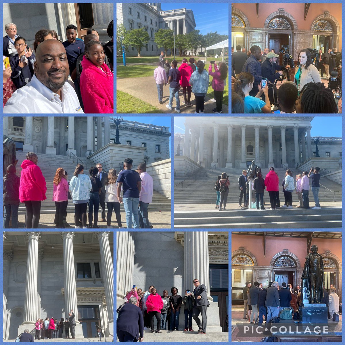 Bold_Leader864's tweet photo. What happens when you give students the opportunity to “dream with their eyes wide open”? (@Bakari_Sellers) I am not sure but I am willing to take a gamble to see what unfolds. What a Wrencredible experience today in Columbia for these Wrens. #TheWaterlooWay @LCSD55 @AmecaThomas https://t.co/INvOBv7sXr