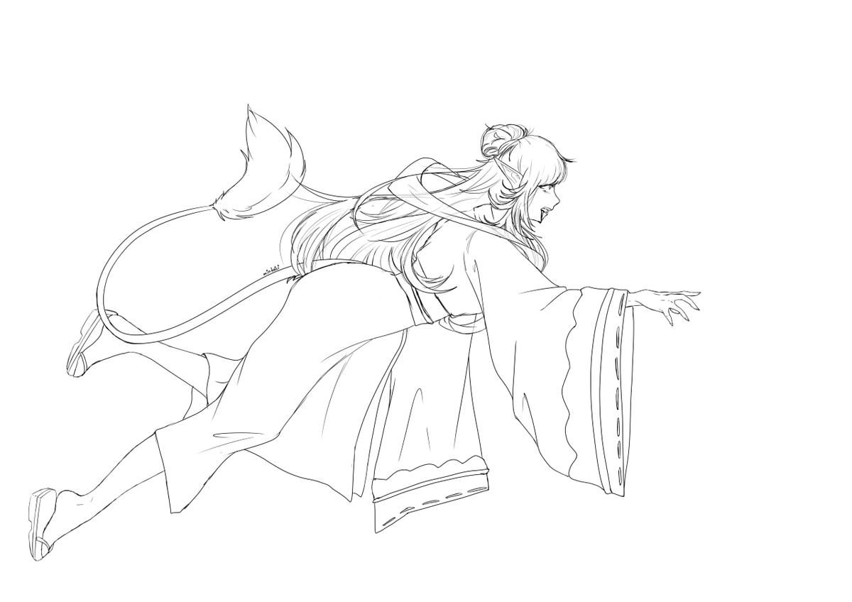 I just wanted to redraw one of my old drawings