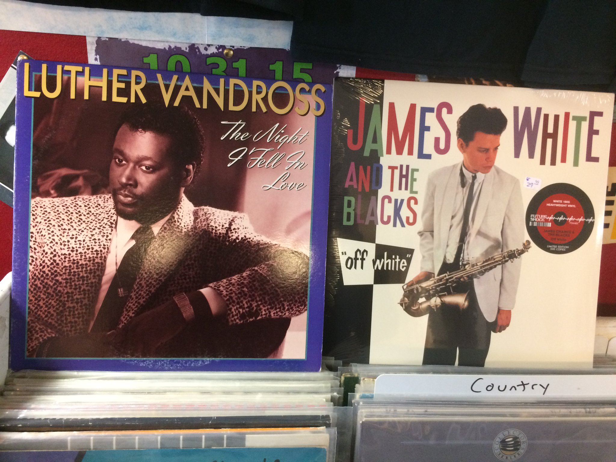 Happy Birthday to the late Luther Vandross & James Chance (Contortions) 