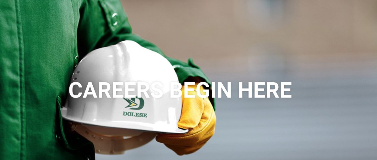 Our history can build your future. Check out our careers in IT, engineering, concrete delivery, and much more. bit.ly/3r8mKQx #DoleseDelivers #Careers