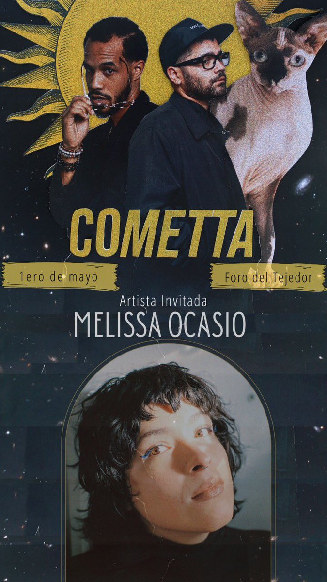 CancionistasMx's tweet photo. El próximo 1 de mayo #MelissaOcasio (@melissaocasiomusica) es la artista invitada del concierto de Cometta en el @ForodelTejedor. 
Boletos 🎟️
https://t.co/8YRBAXMl3E https://t.co/iINv1c1p3S