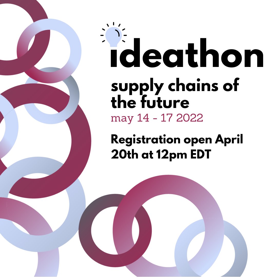 💡Registration for ideathon 2022 is now open, link in bio!!  

ideathon will be held virtually from May 14th - 17th. 

This is a great chance for you to come up with an innovative solution, collaborate and network with like-minded peers, and compete for up to $7000 in prizes!