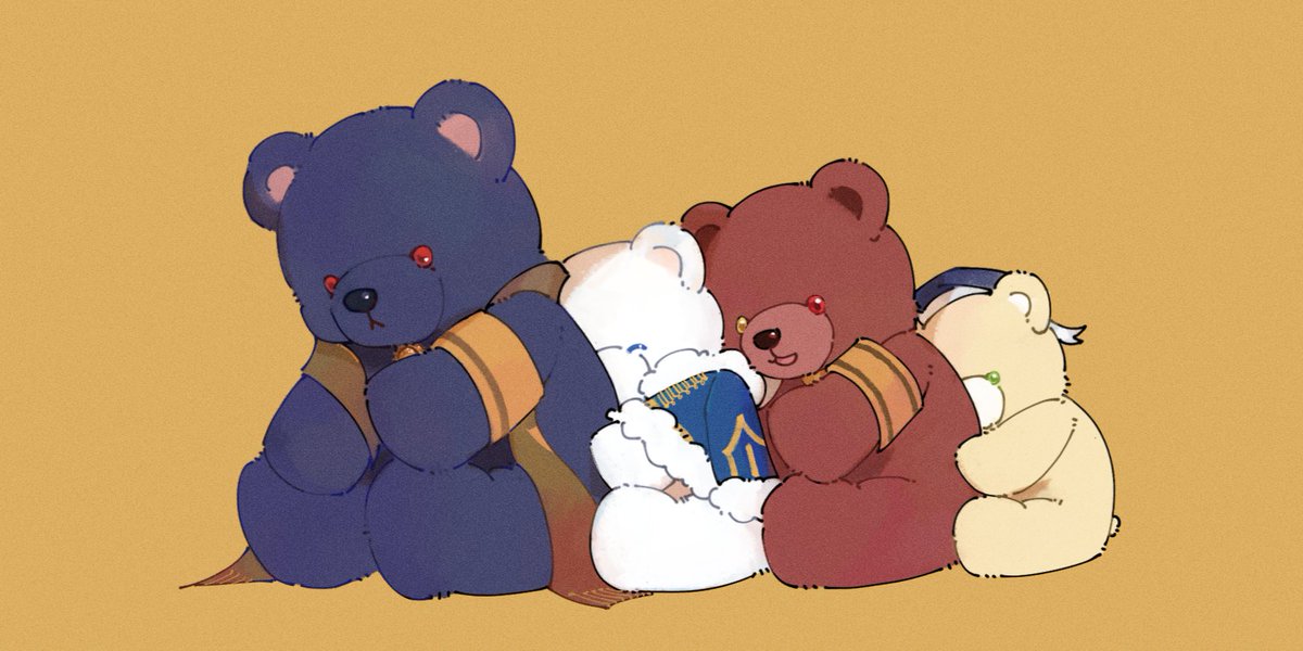 まほやく「给路过的贤者一人塞一只熊熊🐻
#まほやく_FA 」|lu-CHのイラスト