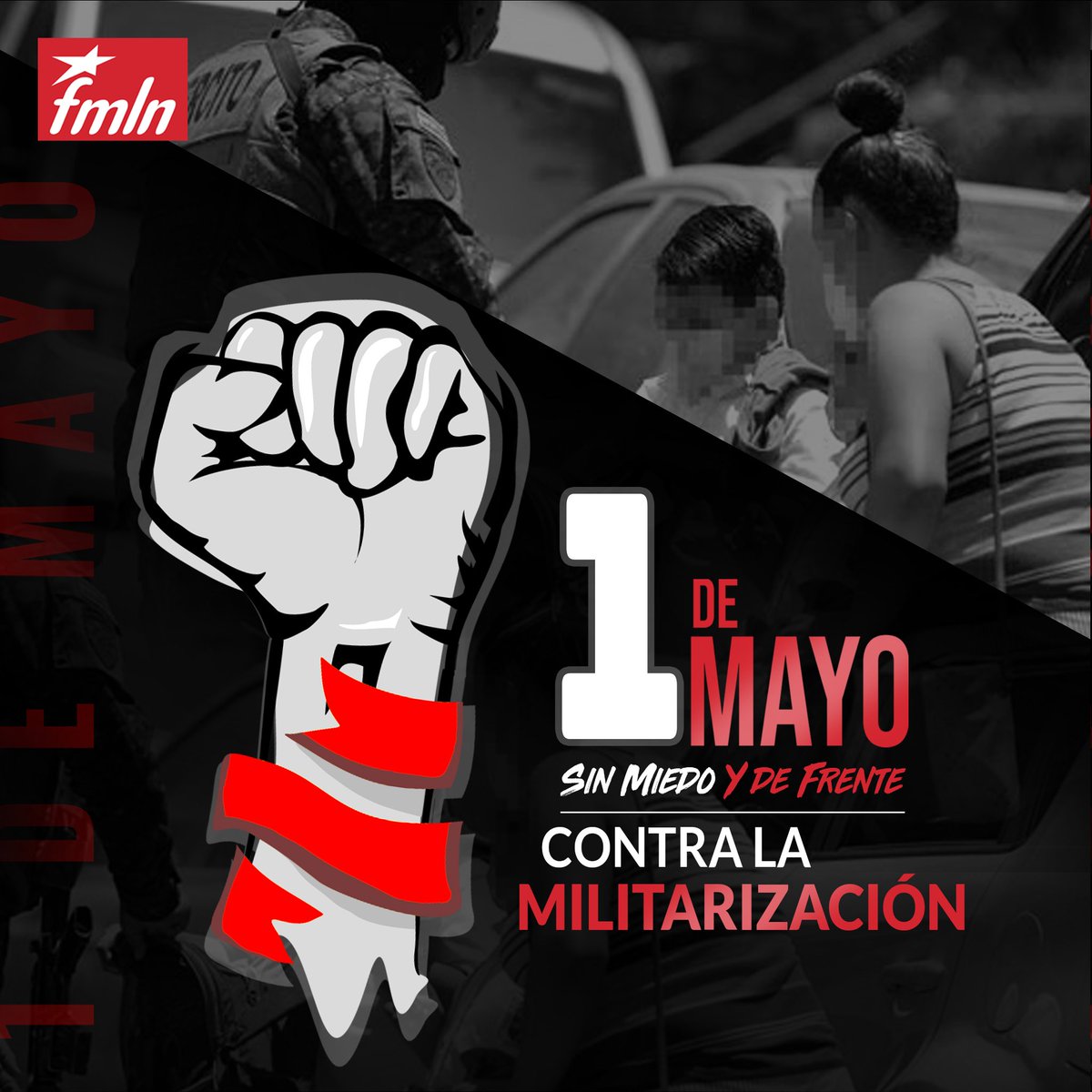 #ElSalvador no quiere volver a los oscuros tiempos de militarización. #SinMiedoYDeFrente