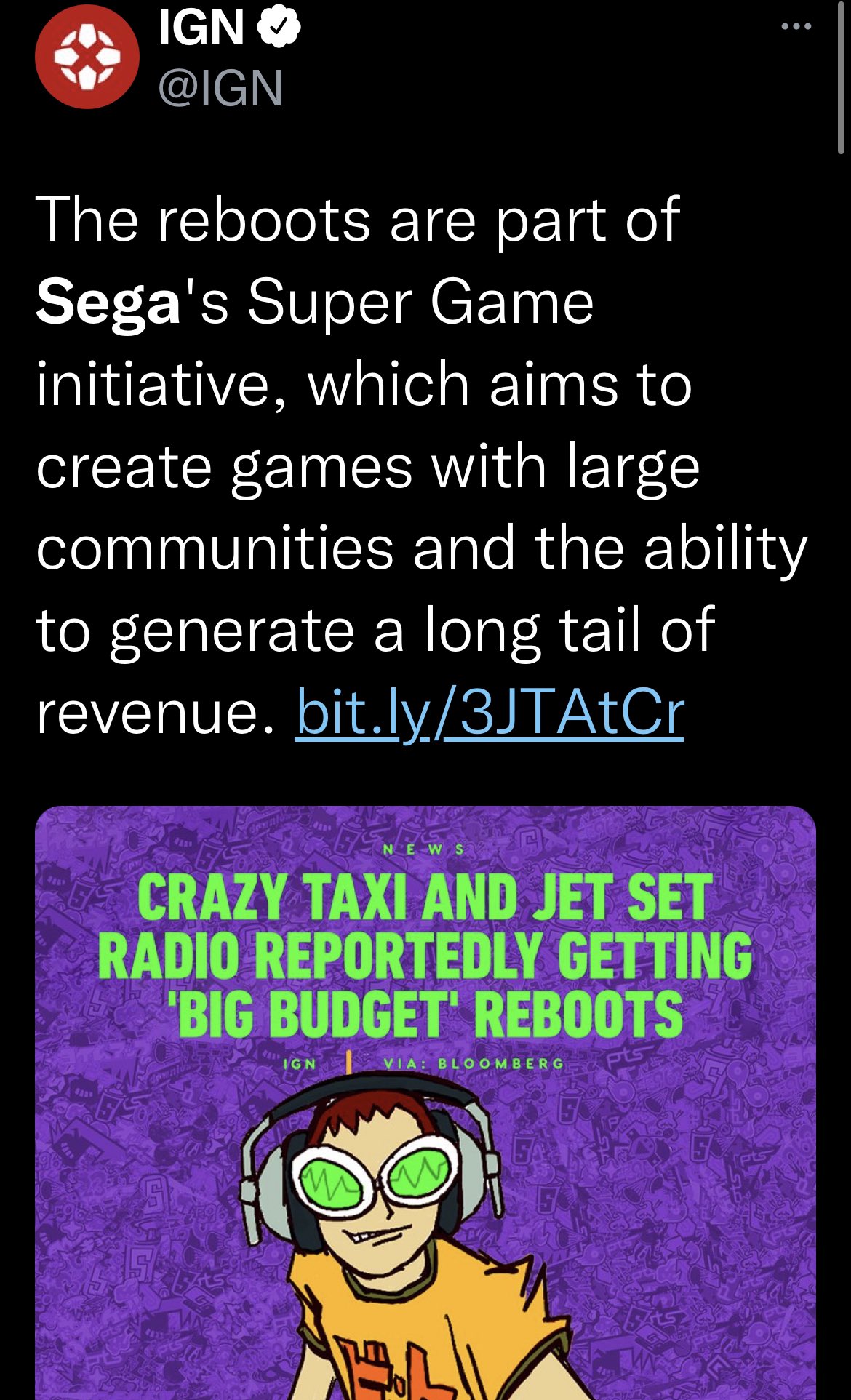 SEGA Announces New Games for IP Initiative