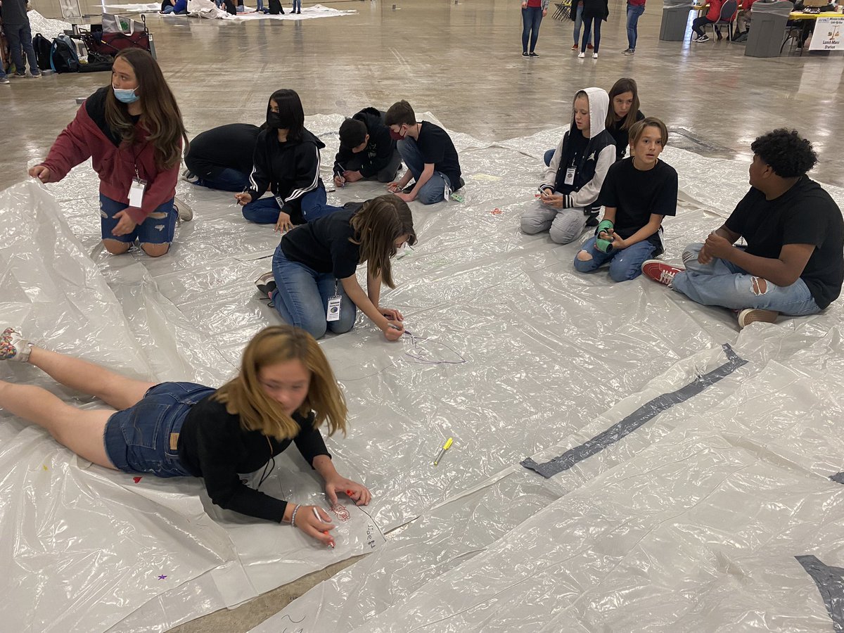 5th graders at Mission to Mars. Outstanding team of teachers too: Jenn Johnson, Kathryn VanPelt, and Jon Fortney.