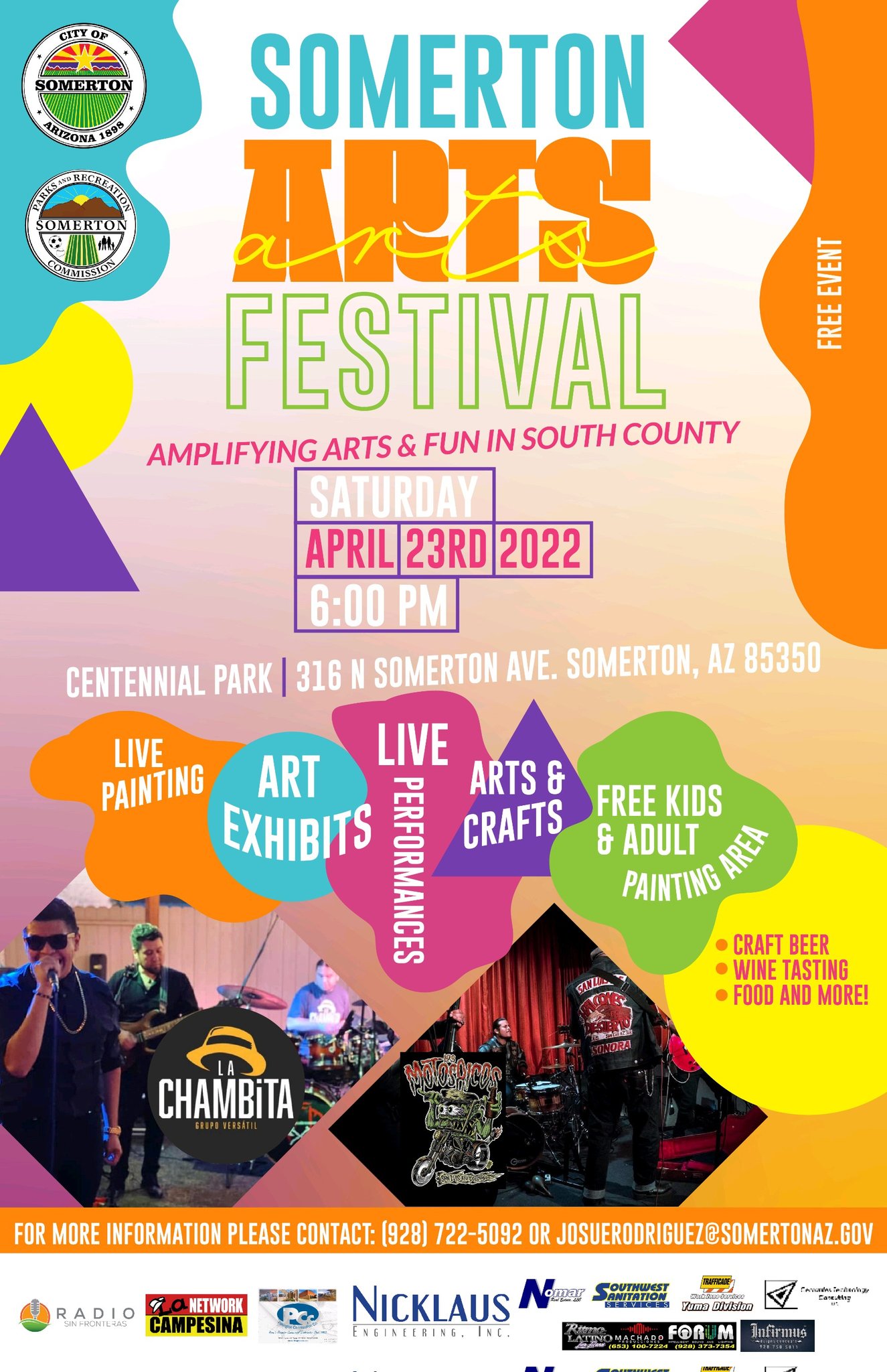 Somerton Parks and Recreation Commission on Twitter "The first annual Somerton Arts Festival is