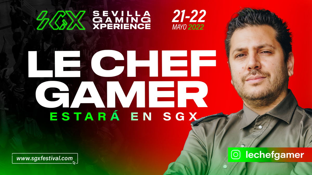 Puro deleite anunciar que estaré el próximo 22 de mayo en Sevilla en el <a href="/SGXFestival/">Sevilla Gaming Xperience</a> en <a href="/fibesevilla/">Fibes Sevilla</a> 

¿Os veo por allí chavalería? sgxfestival.com