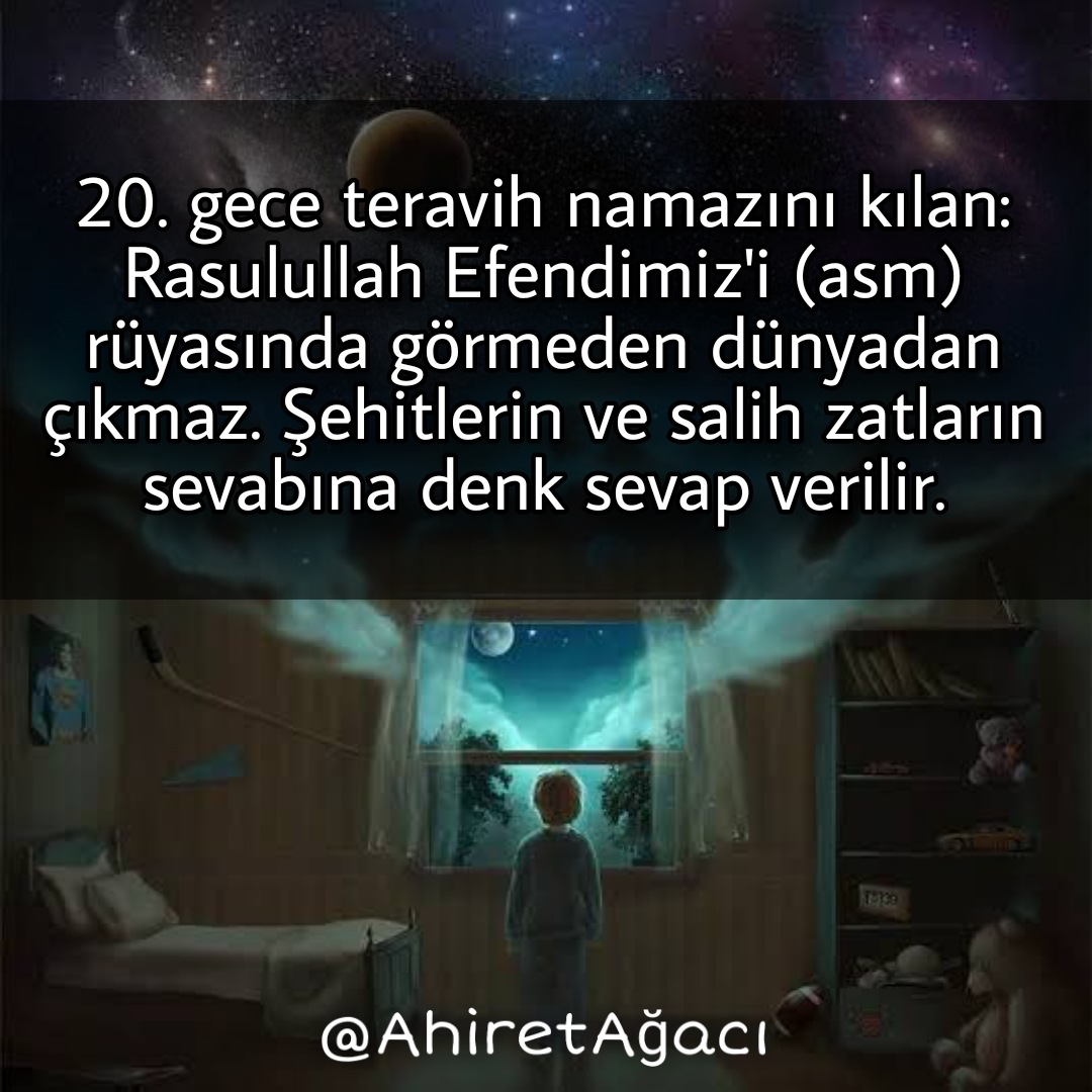 • Hayırlı Ramazanlar 🤲😇
• #Ramazan| <a href="/ahiretagaci/">Ahiret Ağacı</a> 🌳
• Daha fazlası için ;👉 <a href="/ahiretagaci/">Ahiret Ağacı</a>
• Kaynak : İsmail Hakkı - Mecalisü'l-va'z ve't-tezkir,sh:88-90)
#ayet #hadis #sünnet #allah #muhammed #salavat #kuran #kuranıkerim #namaz #oruç #zekat #şükür #hayırlıramazanlar #teravih
