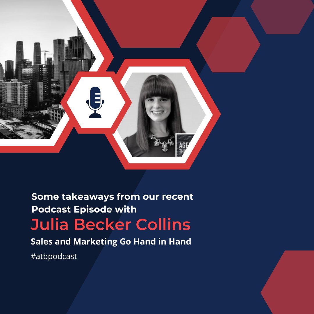 togetherweship's tweet photo. Julia was our guest in the 37th Episode of the ATB Podcast where she talks about siloed relationship between sales & marketing.
Listen to the full episode: https://t.co/f1Bx6K1TJa
#success #podcastproduction #salesandmarekting #sales #marketing #podcast #atbpodcast #ceo https://t.co/9Vt6rVEhqc