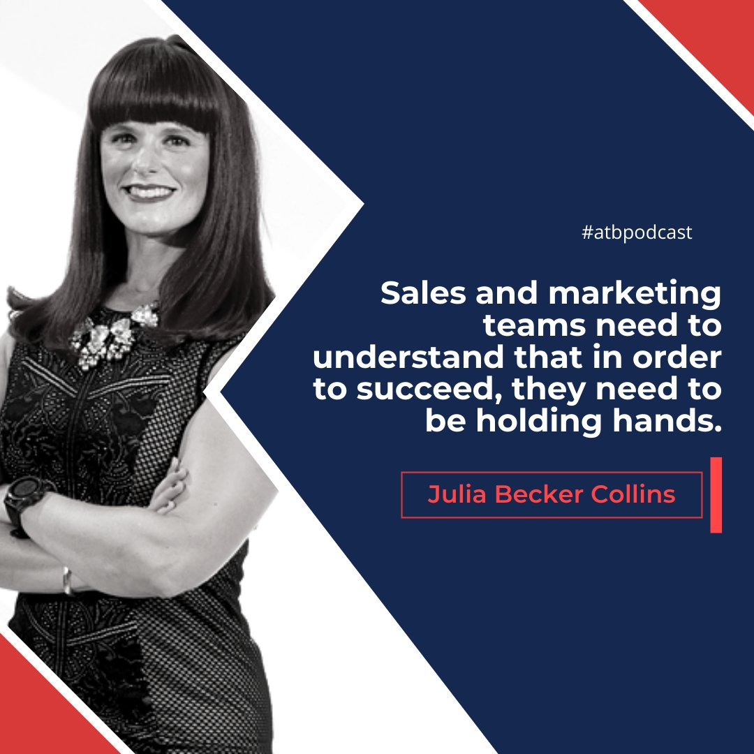 togetherweship's tweet photo. Julia was our guest in the 37th Episode of the ATB Podcast where she talks about siloed relationship between sales & marketing.
Listen to the full episode: https://t.co/f1Bx6K1TJa
#success #podcastproduction #salesandmarekting #sales #marketing #podcast #atbpodcast #ceo https://t.co/9Vt6rVEhqc
