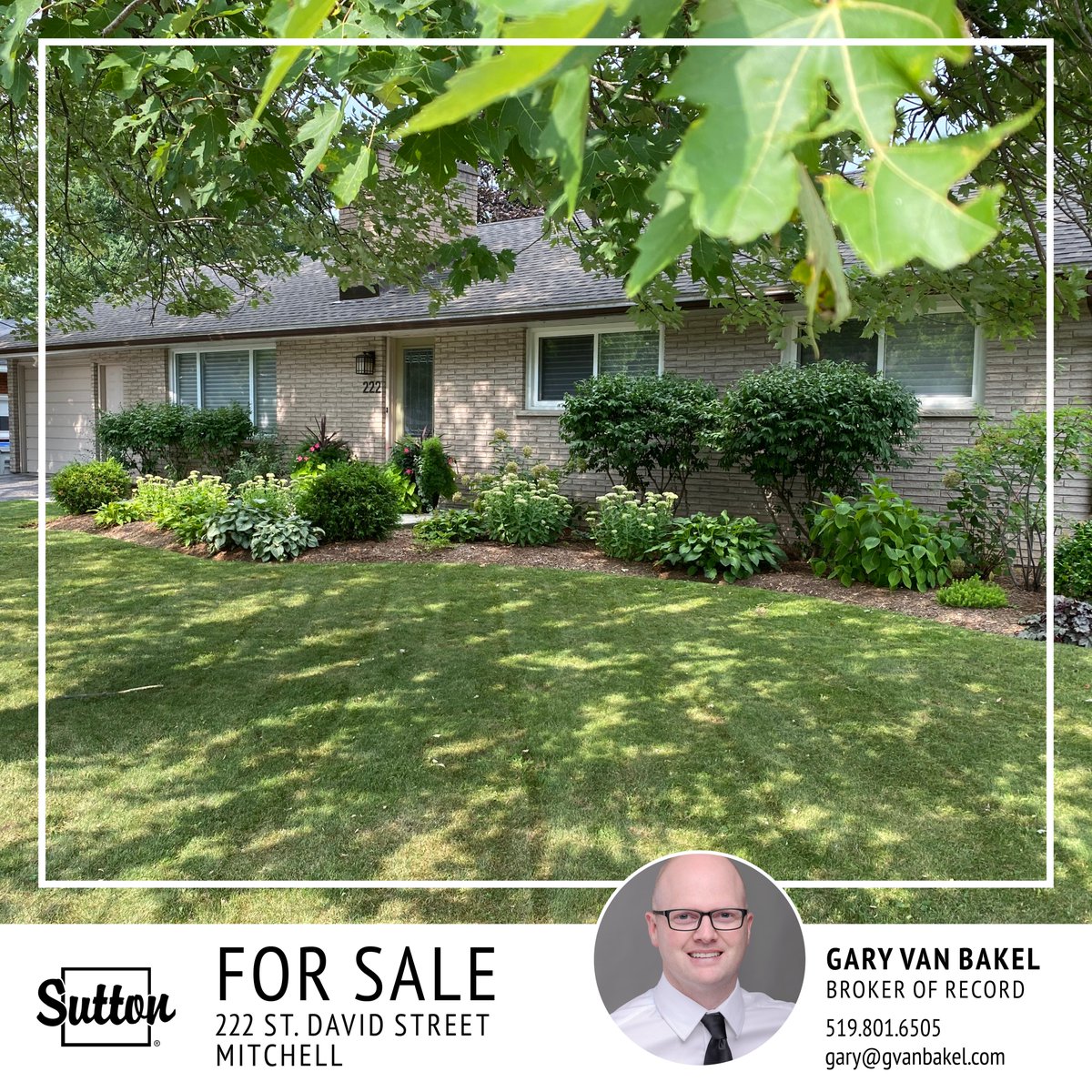 gvanbakel's tweet photo. JUST LISTED!
3+1, 2 bath bungalow with finished basement and gorgeous backyard, within walking distance to schools, arena and ballparks.
MLS # 40243422

https://t.co/JMDQmKTQxh

#MitchellOntario #SuttonForSale #FamilyHome #GaryVanBakel @SuttonGroupFC https://t.co/cm13KWTnhl