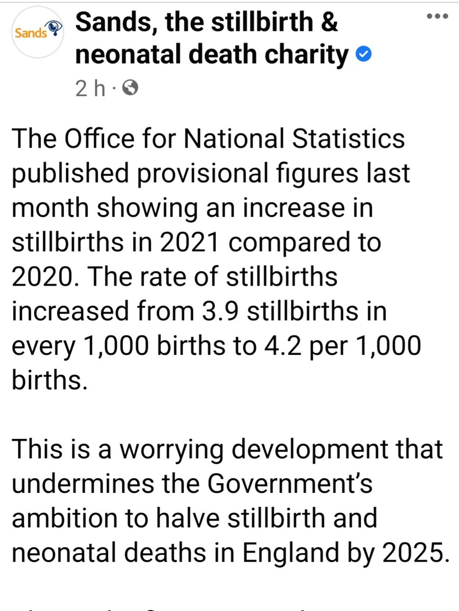Pompy_ChiSands's tweet photo. The statistics of baby loss has dropped every single year since 2014, until now. And sadly, this isn't a shock to many.
More must be done now @ukgovofficial
Not in years to come, now.
#sandsheretosupport
#moremustbedone #maternitycare #babyloss #savingbabieslives https://t.co/zbNZ86UcAJ