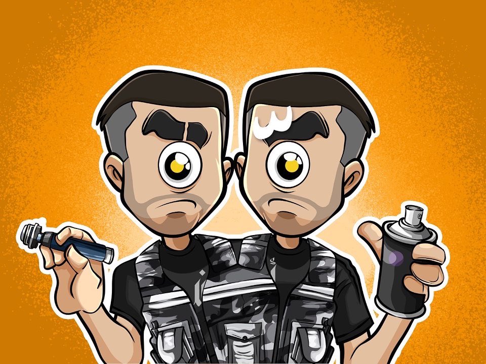 We introduced the #ASHEKMAN Twin Cyclops in 2012 and tagged it on a wall in #Beirut. 10 years later, we've upgraded these bad boys and we'll be unleashing them soon in a massive project that we've been preparing for the past 6 months. Stay tuned! #TheStreetIsOurs #ASHeKMANFT #NFT