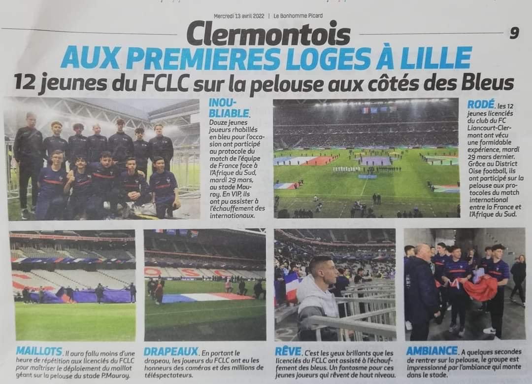 FCLC_'s tweet image. 🟥🟦⚽️ 𝗥𝗲𝘃𝘂𝗲 𝗱𝗲 𝗽𝗿𝗲𝘀𝘀𝗲 📰 

Articles du Courrier picard - Sports et Le Bonhomme Picard 🙏
