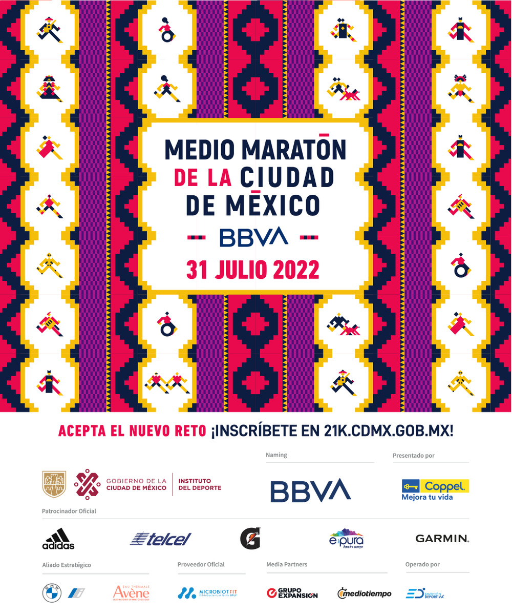 21KCDMX's tweet photo. ¿Estás listo para correr 21k? ¡El Medio Maratón de la Ciudad de México @BBVA_Mex será el 31 de julio! 🏃🏻‍♀️🏃🏻‍♂️
#21KCDMXBBVA
👉🏼 https://t.co/ciOUFYpL3j https://t.co/t0Q0zTc650