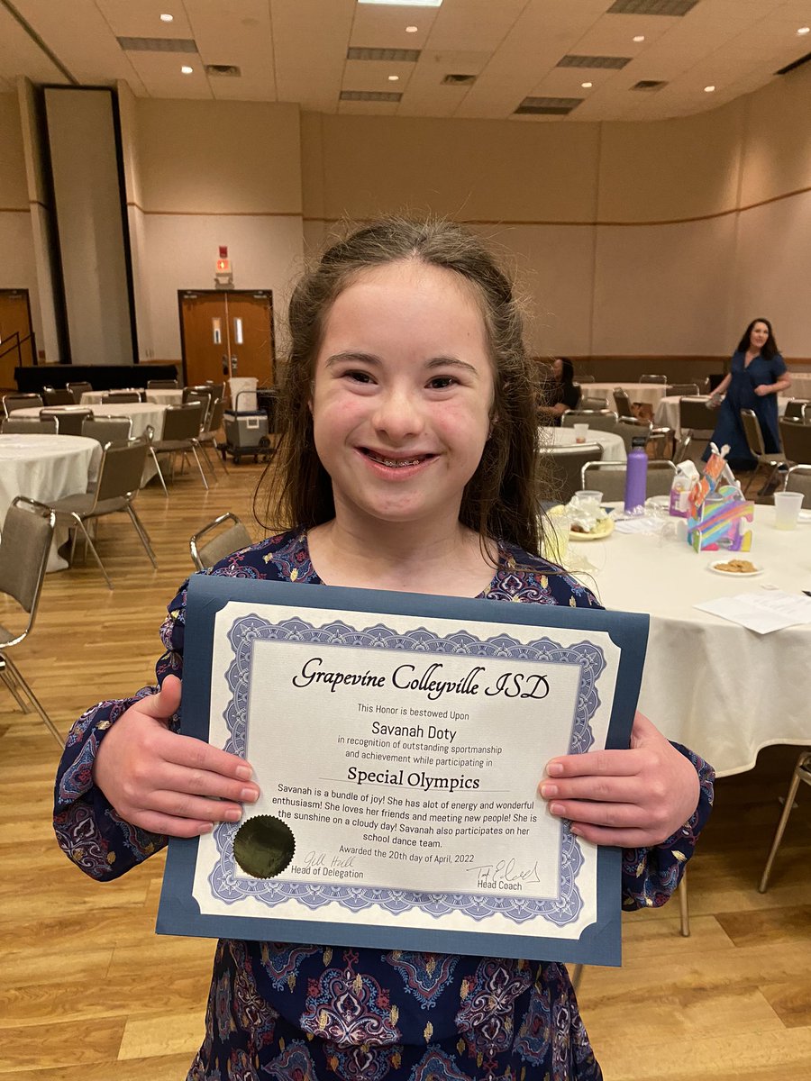 TES_MsM's tweet image. Proud teacher moment! They all earned an award at the 21-22 Special Olympics banquet! #HMSBroncos #HMSRISE #WeAreGCISD