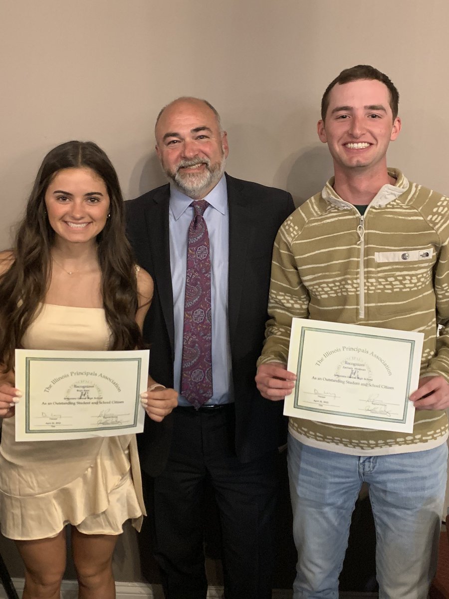 Congratulations to Bryn Sato and Zach Hindman for being recognized <a href="/IPALake/">IPA Lake</a> Region Student Recognition Breakfast today. Bryn and Zach demonstrate leadership, academic success, and community service <a href="/Grayslake_Rams/">Grayslake Central</a> We are #GCHSProud of them!