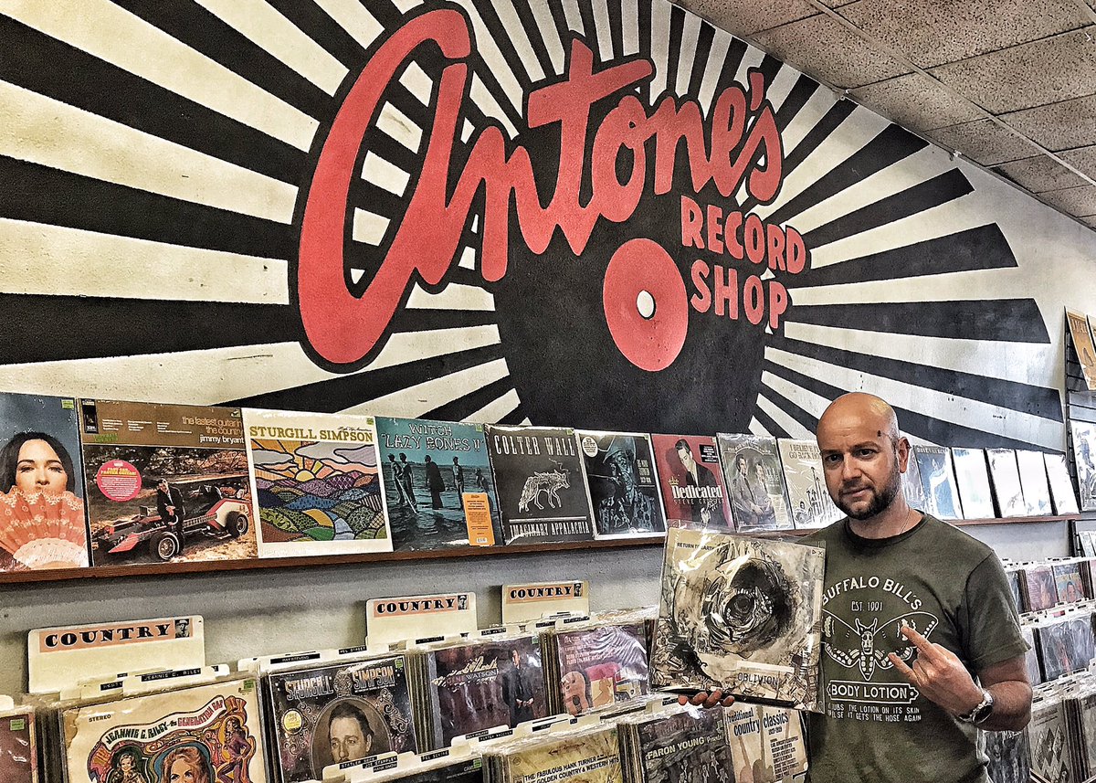 Thank you <a href="/AntonesRecords/">Antone's Record Shop</a> for selling my new album 🤘