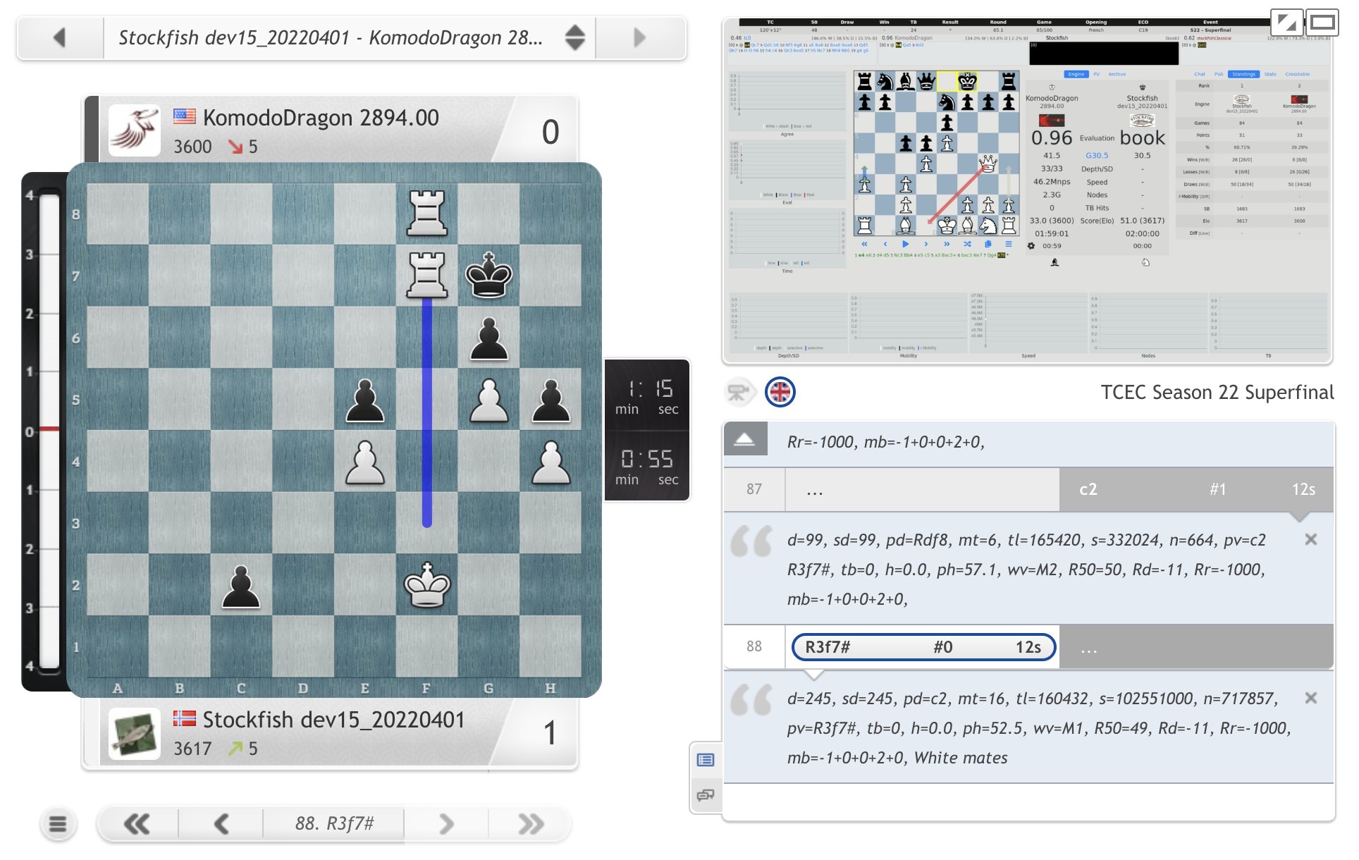 on Twitter "Congratulations to Stockfish on winning the TCEC Championship with a