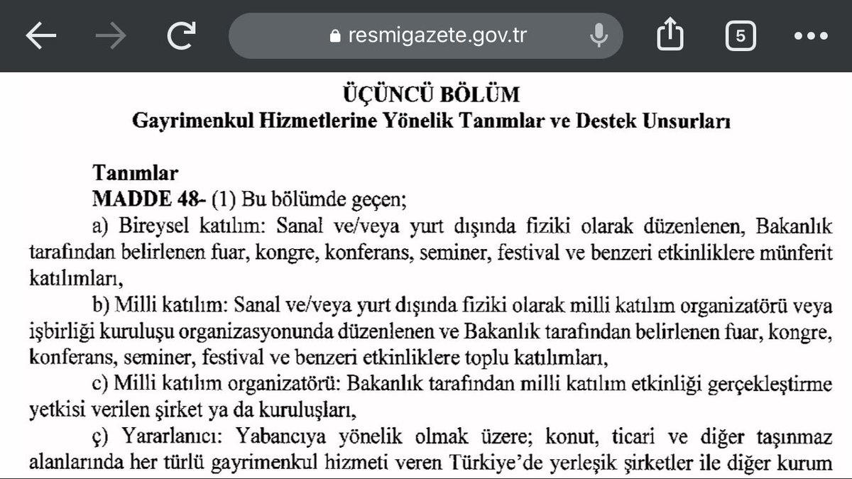 Arkadaşlar şok içindeyim 🤦‍♂️

1- Dün gece çıkan CB Kararı ile ülkemizdeki gayrimenkulleri yurt dışında pazarlayıp satsınlar diye Ticaret Bakanlığı emlakçılara inanılmaz devlet destekleri verecek.