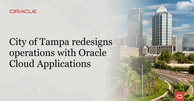 parthapop's tweet photo. .@CityofTampa has joined the @Oracle #CloudApps family! Learn how @OracleCloudERP and @OracleCloudHCM will help the municipality streamline tasks and free up time and resources. https://t.co/I0d2Sac3lV https://t.co/1SbtKw9I5M