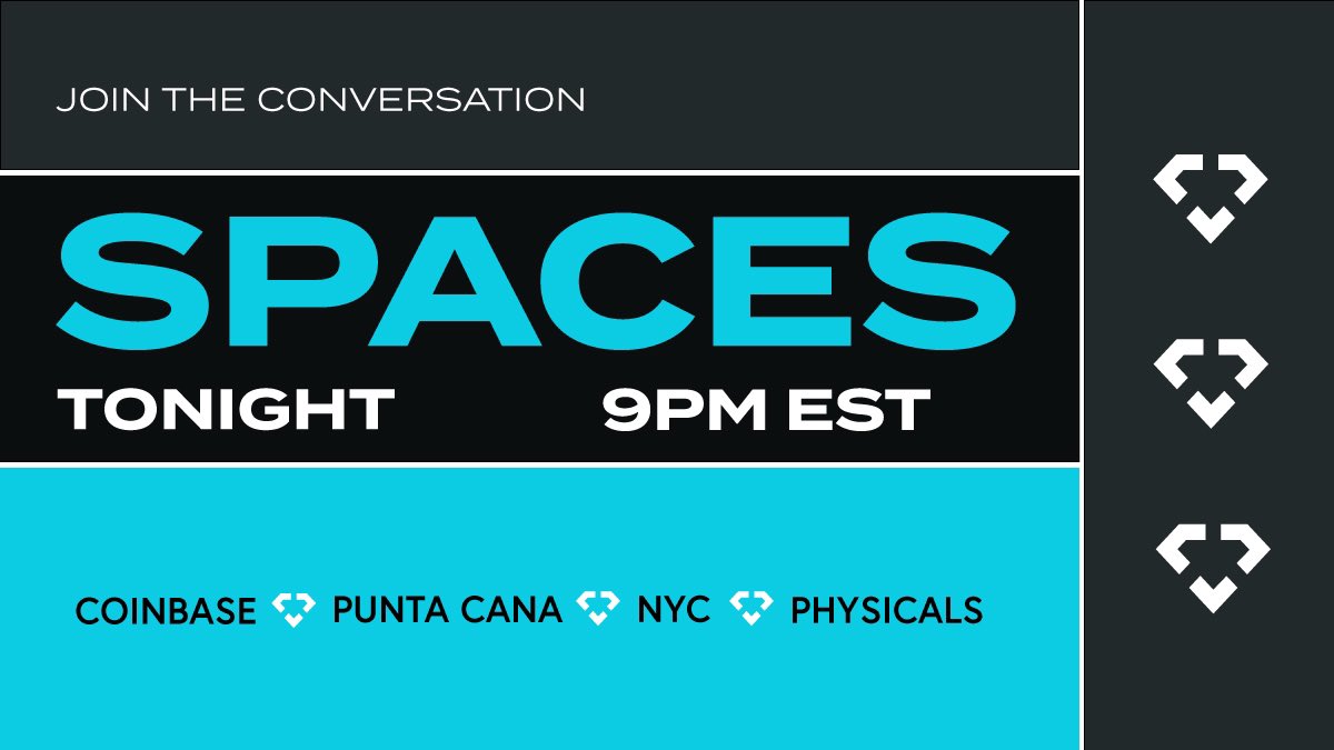 SPACES TONIGHT! 🔊

See you at 9pm EST chaingang 💎

Set a reminder: x.com/i/spaces/1kvJp…
