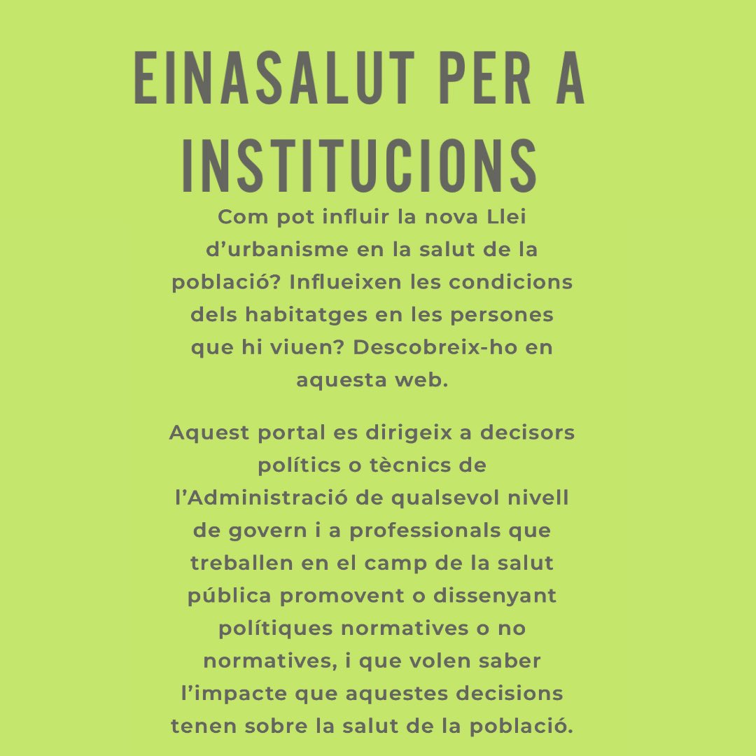 Vols menjar millor, moure’t més, deixar de fumar, beure menys, sentir-te millor? I molt més!!
 T’hi ajudam⤵⤵⤵
einasalut.caib.es/ca/que-es-eina…
En aquest portal trobaràs informació per dur un estil de vida més saludable.
#einasalut
#apmallorca