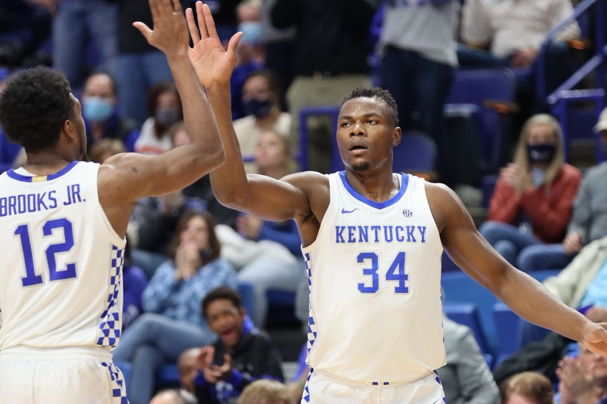 csportsdata's tweet photo. Oscar #Tshiebwe, one of the most beloved players in #KentuckyWildcats men’s basketball history, will bypass the 2022 NBA Draft and return to Lexington for the 2022-23 season. https://t.co/F22ejEHcL3