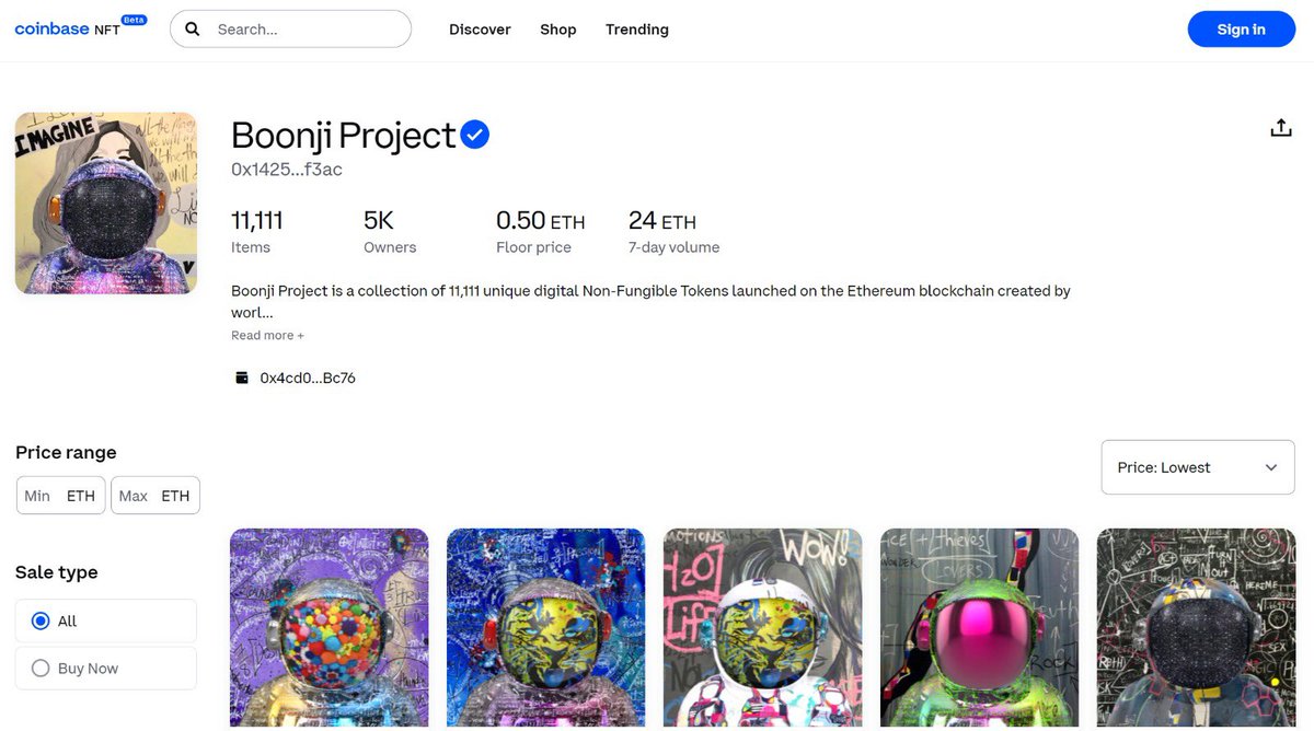 Verified on <a href="/Coinbase_NFT/">Coinbase NFT</a> ⚡️ 
your move <a href="/opensea/">OpenSea</a> 👀