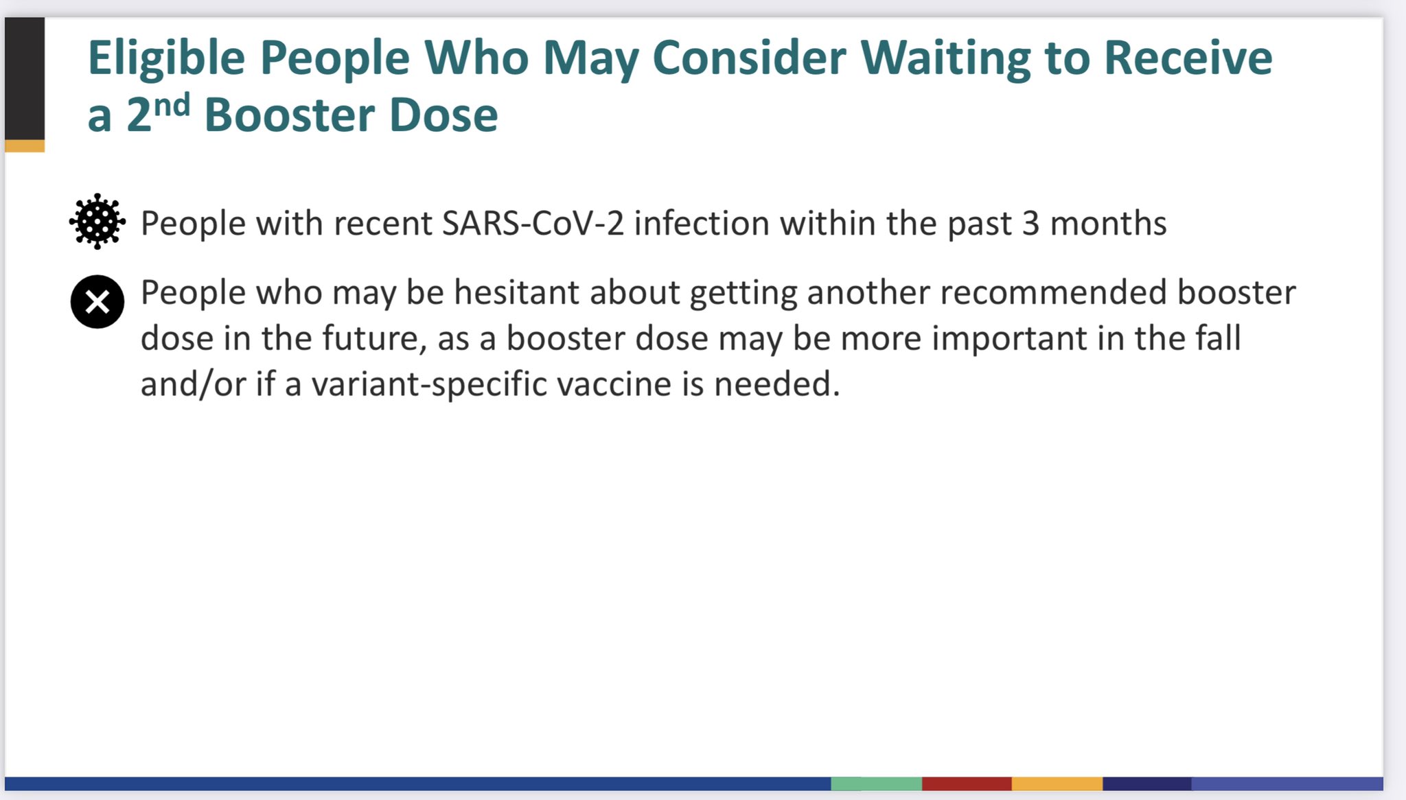 Meg Tirrell On Twitter Who Might Wait On A 2nd covid19 Booster CDC