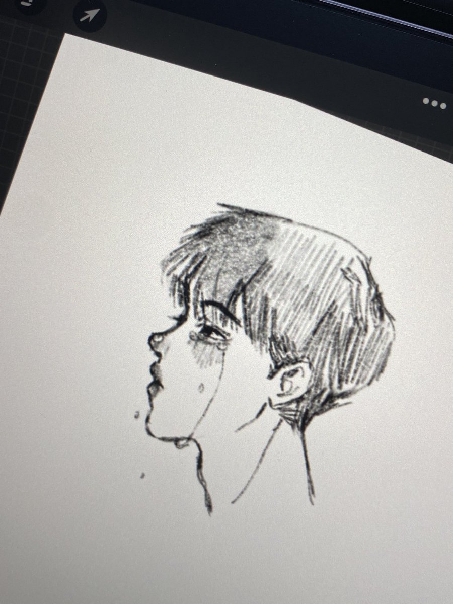 별안간 그냥 우는 애가 그리고 싶었음