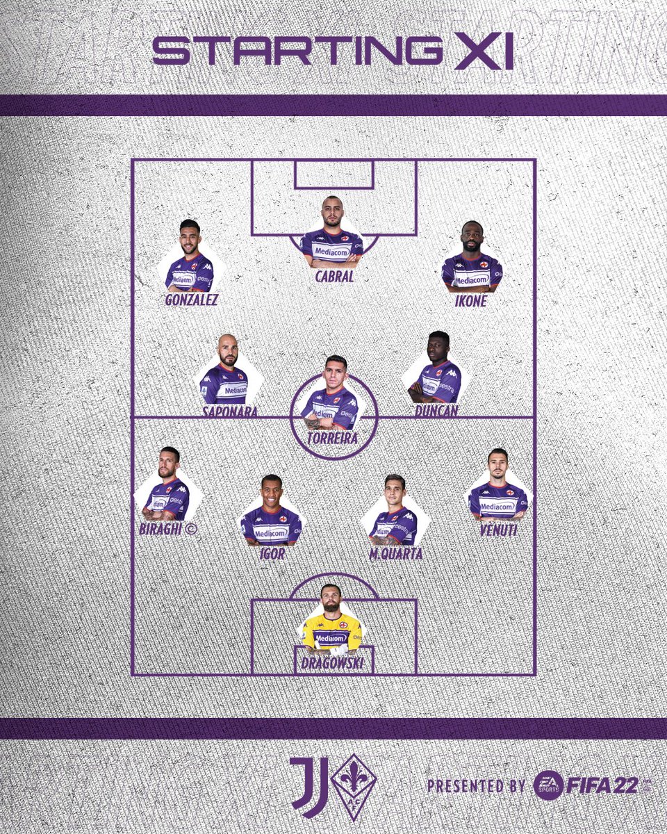 ACF Fiorentina English on X: XI ⚜️ #EmpoliFiorentina   / X