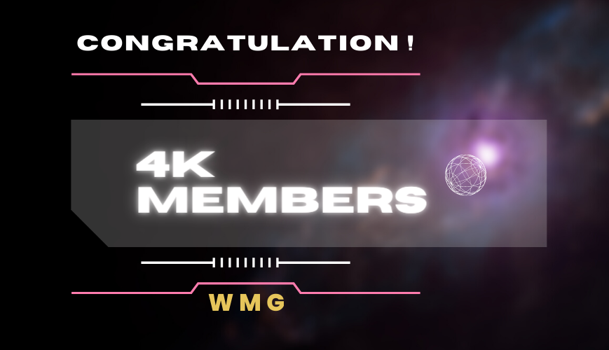 SuicideRobots's tweet photo. hello #WMG fam! What a great week! We crossed paths with 4,000 members and over 140 #Scholarships 🥳! it's huge when we think we've only been here 4 weeks,

I thank all those who support us and those who trust us, and those who have been here since the start, you are the best❤️, https://t.co/DRgfgNn1E0